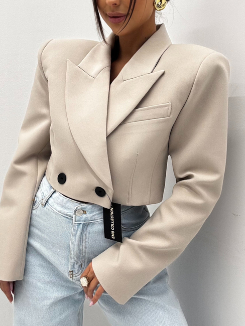 MARYNARKA BEŻ STELLA EMO - obrazek 3